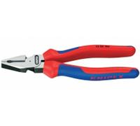 Knipex Alicate universal de fuerza 02 02 200 – 200 mm, cabeza pulida, mangos confort