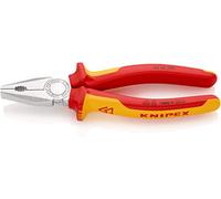 Knipex alicate universal cromado aislados con fundas multicomponentes,