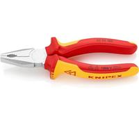 Knipex Alicate universal 03 06 160 – cromado, aislado VDE, 160 mm, fundas multicomponentes
