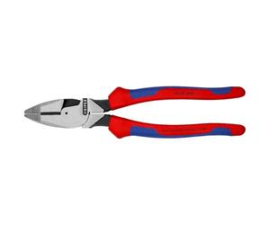 KNIPEX Alicate universal de fuerza "Lineman" modelo americano con cartulinas autoservicio con mangos confort 240 mm, 09 02 240 SB