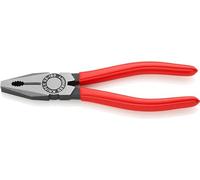 Knipex Alicate universal 03 01 180 – 180 mm, negro atramentado, recubierto de plástico