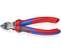 Knipex Alicates de corte diagonal 14 22 160 – función pelacables, mangos confort, negro
