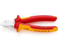 Knipex Alicates de corte diagonal 14 26 160 cromado aislados VDE con fundas multicomponentes 160 mm