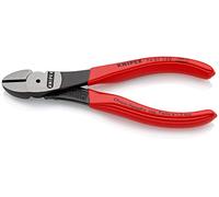 KNIPEX Alicates de corte diagonal de fuerza con cartulinas autoservicio recubiertos de plástico 140 mm, 74 01 140 SB
