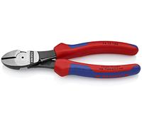 KNIPEX Alicates de corte diagonal de fuerza con mangos confort 180 mm, 74 12 180