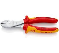 Knipex alicates de corte diagonal de fuerza cromado aislados con funda