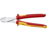 Knipex Alicates de corte diagonal 74 06 250 – 250 mm, VDE, cromado, fundas multicomponentes