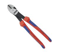 KNIPEX Alicates de corte diagonal de fuerza Negro atramentado con mangos multicomponente 250 mm, 74 02 250