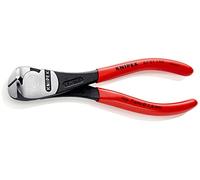 KNIPEX Alicates de corte frontal de fuerza con cartulinas autoservicio recubiertos de plástico 160 mm, 67 01 160 SB