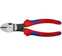 Knipex Alicates de corte 74 02 180 – Corte diagonal de fuerza, mangos confort, 180 mm