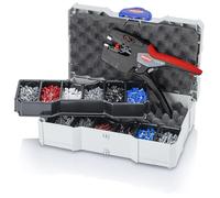 KNIPEX Assortiment de sertissages pour embouts de câble 13 pièces, 97 90 27 | NexStrip TANOS MINI-systainer, 12 variedades de férulas aisladas