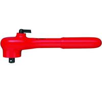 KNIPEX Carraca reversible con cuadradillo externo 3/8" 190 mm, 98 31