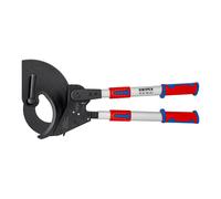 Knipex Cizalla de cables con acción de trinquete y patas telescópicas 95 32 100