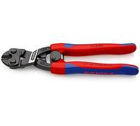 KNIPEX CoBolt Cortabulones compacto con cartulinas autoservicio con fundas esbeltas en dos componentes 200 mm, 71 12 200 SB
