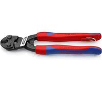 KNIPEX CoBolt Cortabulones compacto en blister con fundas esbeltas en dos componentes, con anilla de fijación, 71 02 200 T BK