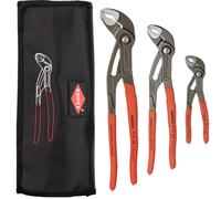 Knipex Juego de alicates para tubos 00 19 55 S9 Cobra-Set 150/250/300 mm en estuche