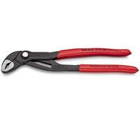 KNIPEX Cobra Tenaza de agarre pico loro con cartulinas autoservicio Mangos plasticos por inmersión antideslizantes 250, 87 01 250 SB