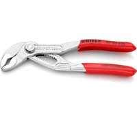 Knipex Tenaza de agarre Cobra 87 03 125 – pico loro cromado, mangos plásticos antideslizantes 125 mm