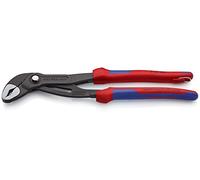 KNIPEX Cobra Tenaza de agarre pico loro en blister con fundas multicomponentes, con anilla de fijación integrada, 87 02 300 T BK
