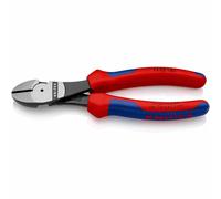 Knipex Alicates de corte 74 02 180 – Corte diagonal de fuerza, mangos confort, 180 mm