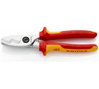 KNIPEX Cortador de Cables Con Filo Isol. Mehrkomp Fundas VDE Probado 200 M