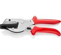 KNIPEX Cortador para cable de cinta cromado con mangos recubiertos de plástico 215 mm, 94 15 215