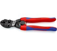 KNIPEX Cortante de fuerza para corte a ras para metal blando y plástico con fundas esbeltas en dos componentes 200 mm, 72 62 200