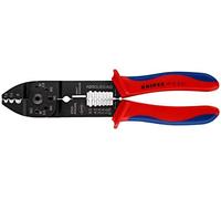 Knipex crimpadora 97, 230 mm, negro lacado, mangos multicomponente