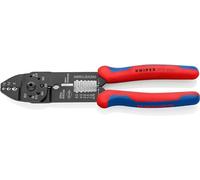 Knipex crimpadora 97, 230 mm, negro lacado, mangos multicomponente