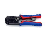 Knipex crimpadora para conectores western en blister con mangos multic