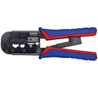 Knipex Crimpadora para conectores Western 97 51 10 SB – 190 mm, mangos multicomponente en blister