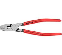 KNIPEX Crimpadora para punteras huecas de acceso frontal recubiertos de plástico 180 mm, 97 81 180