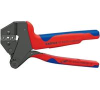 KNIPEX Crimpadora para sistema de mordazas intercambiables para mordazas intercambiables con mangos multicomponente 200 mm, 97 43 05