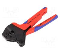KNIPEX Crimpadora para terminales de cable y conectores sin aislar 4,8 mm y 6,3 mm