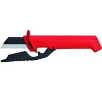 KNIPEX Cuchillo para cable con de cuchilla intercambiable en blister 190 mm, 98 56 SB