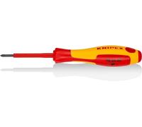 KNIPEX Destornillador para tornillos cruciformes Phillips mango aislante en dos componentes, según norma VDE 162 mm, 98 24 00