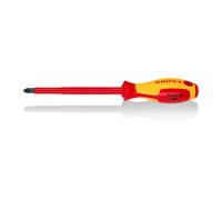Knipex destornillador para tornillos cruciformes pozidriv® bruñido,