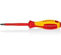 Knipex Destornillador Pozidriv 98 25 02 – Mango aislante 2 componentes VDE 212 mm