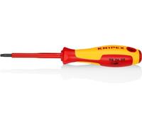 KNIPEX Destornilladores para tornillos Torx mango aislante en dos componentes, según norma VDE 185 mm, 98 26 20