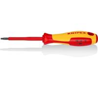 KNIPEX Destornilladores para tornillos Torx mango aislante en dos componentes, según norma VDE 185 mm, 98 26 15