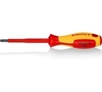 KNIPEX Destornilladores para tornillos Torx mango aislante en dos componentes, según norma VDE 210 mm, 98 26 30