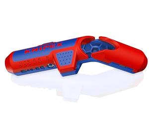 KNIPEX ErgoStrip PV does not contain SVHC 135 mm, 16 95 03 SB | En blíster, para cable redondo Ø 8-13 mm, cable PV 4/6 mm², herramienta pelacables