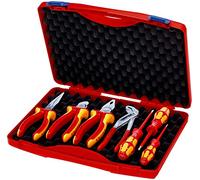 KNIPEX Estuche de herramientas "RED" Electro Set 2 7 piezas 275 mm, 00 21 15