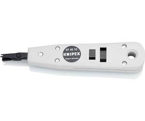 KNIPEX Herramienta de inserción para LSA-Plus y construidos idénticamente en blister 175 mm, 97 40 10