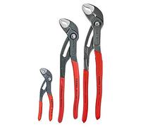 KNIPEX Herramientas - Juego de 3 piezas Cobra con bolsa de almacenamiento (87 01 125, 87 01 250, 87 01 300, 9K 00 90 12 US) (9K0080122US)