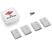Knipex Juego de 8 cuchillas de recambio para 90 22 10 BK y 90 22 10 E01