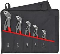 KNIPEX Juego de 5 alicates Cobra en rollo de herramientas