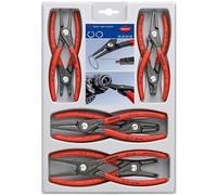 KNIPEX Juego de alicates de precisión para arandelas 8 piezas, 00 20 04 SB