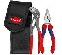 Knipex Mini juego de alicates de 2 piezas en bolsa para cinturón