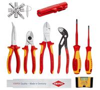 Knipex Juego de extensión Electro 1, 10 piezas (00 20 90 V01)